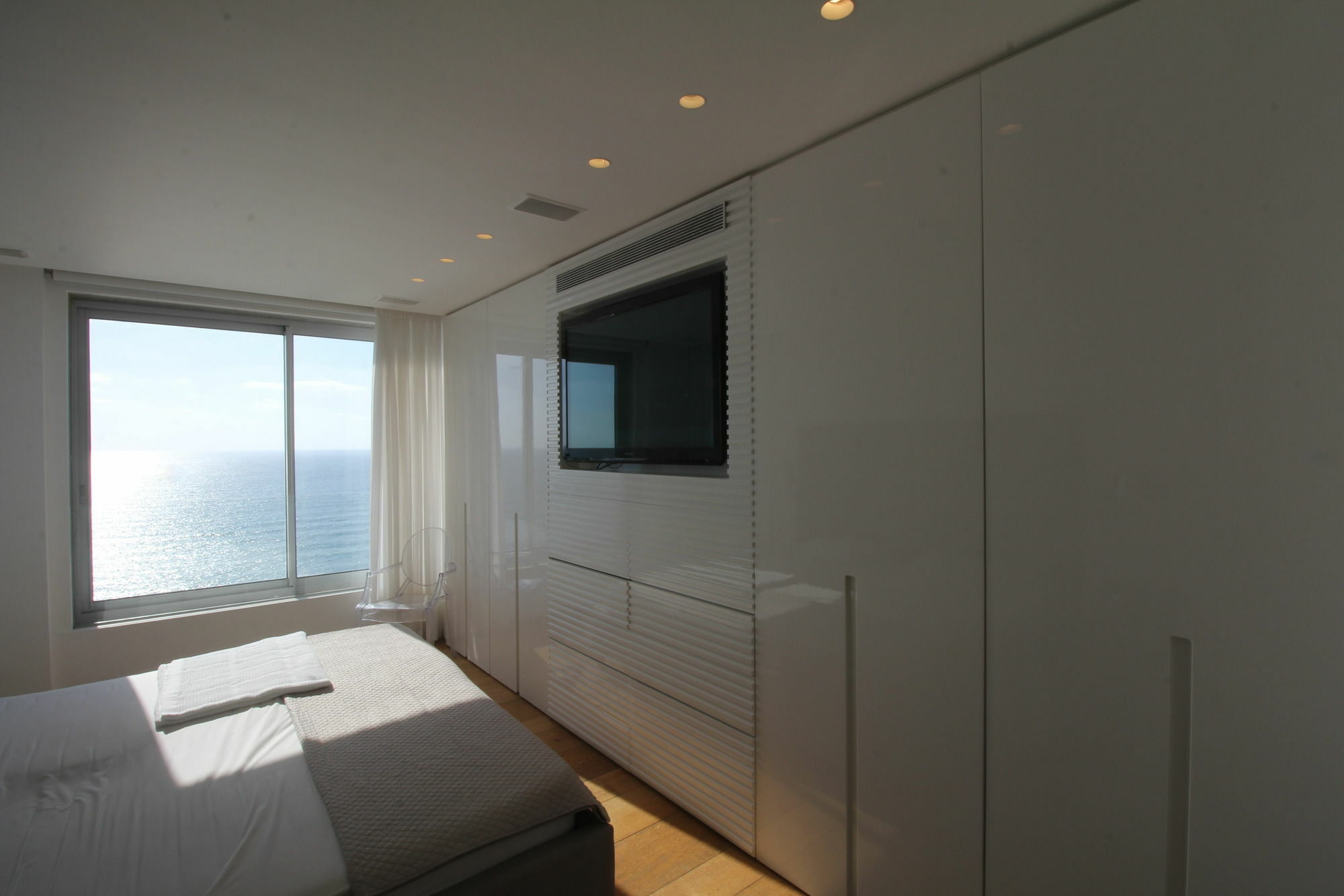 Sea Apartment Netanya Bagian luar foto