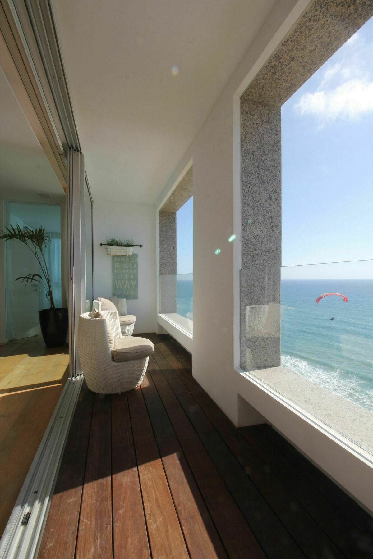 Sea Apartment Netanya Bagian luar foto